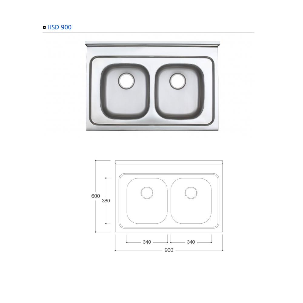 LAY-ON SINK BOWL