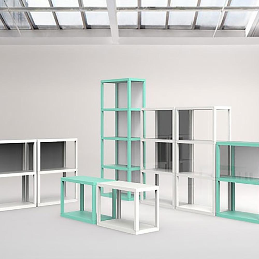 YOURSHELF 3 tier display shelves - white