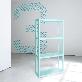 full image YOURSHELF 3 tier shelves - mint