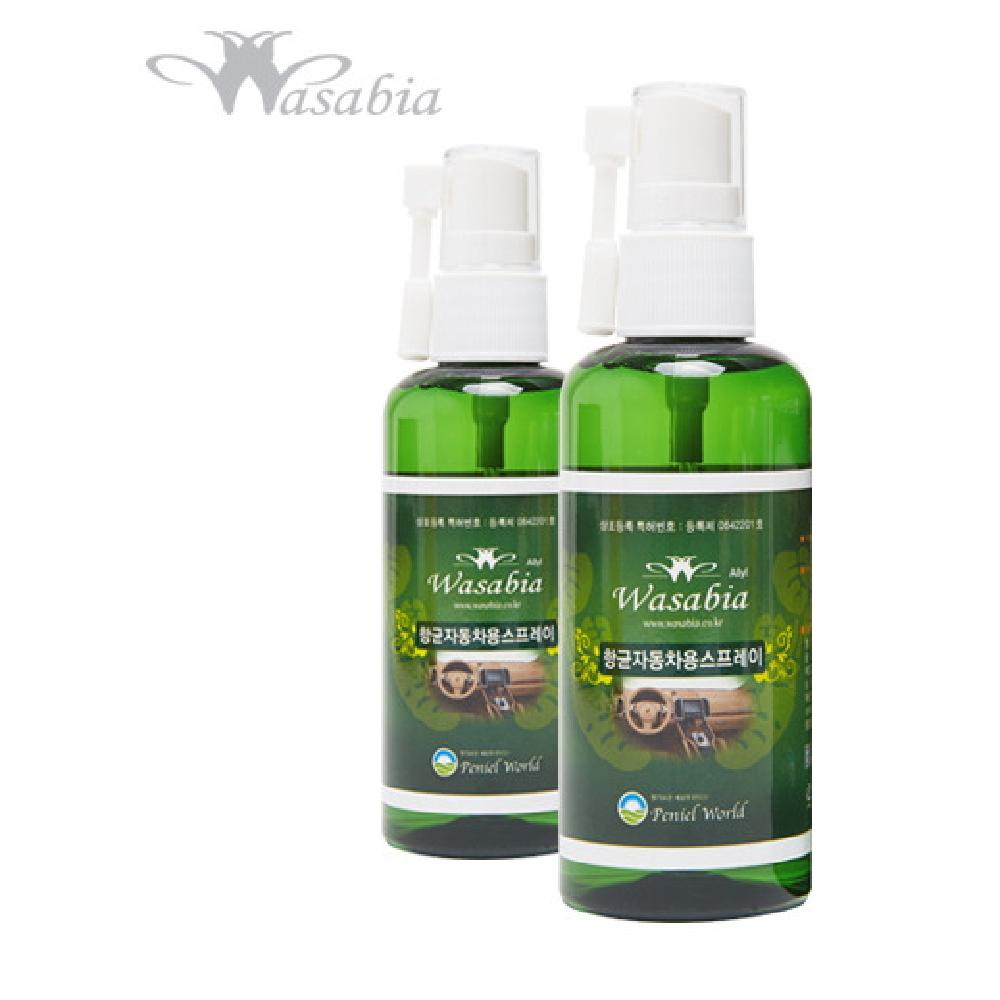 Antibacterial spray for cars