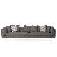 detail image1 Madeleine series_fabric 01 sofa for 3 persons / Saint grey