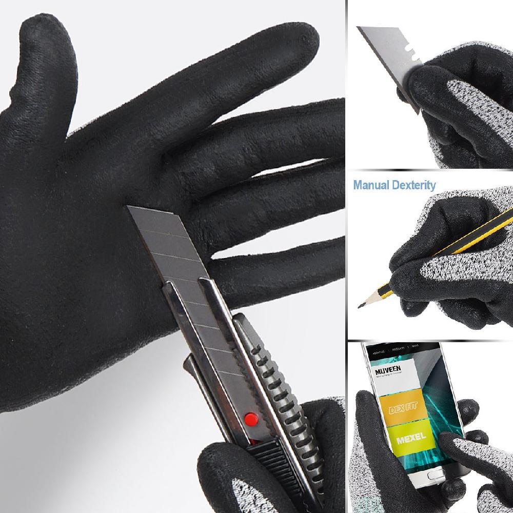 Level5 Cut Resistant Gloves Grey Cru553