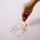 full image Sticky Leaf - cherry blossom