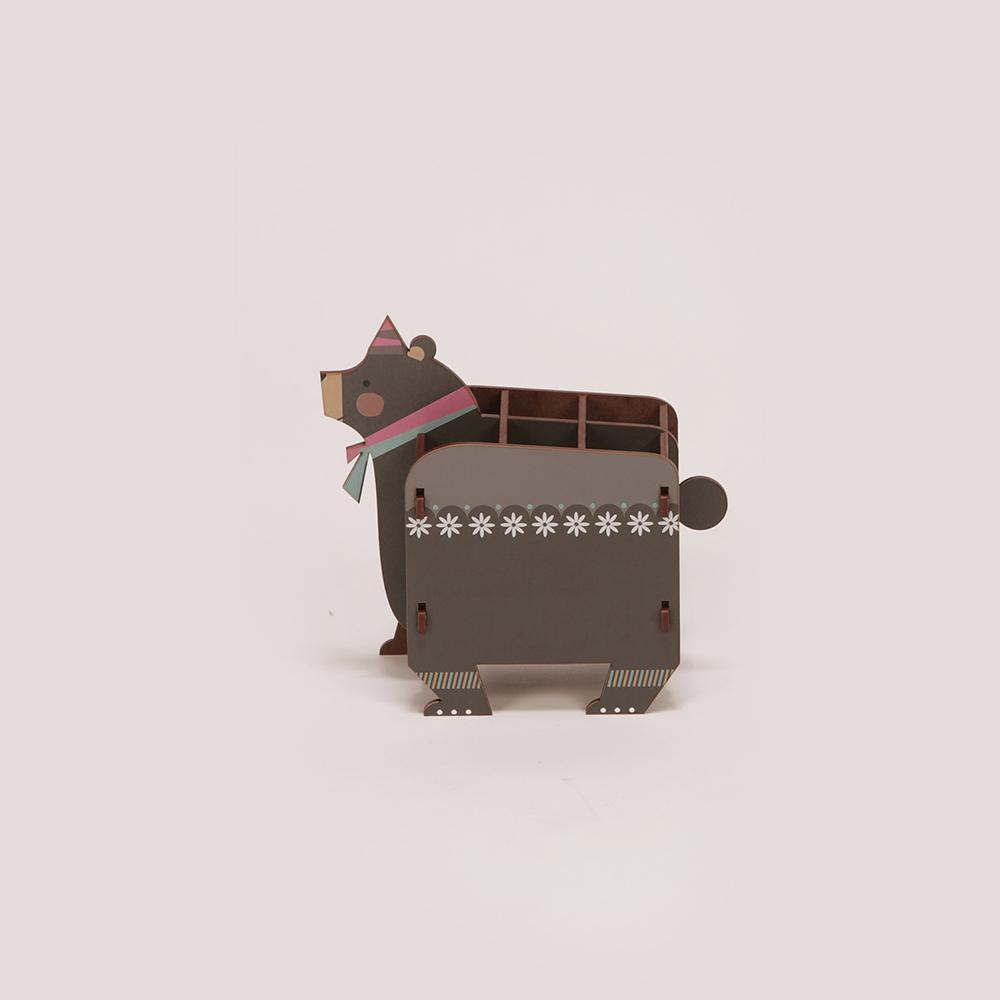 Zoo Box Pencil Makeup Brush Pen Holder Stationery