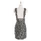 full image op2521 Check Mid-Thigh Suspender Dress