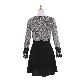 detail image2 op3963 Lace Cuff Mock Layered Dress