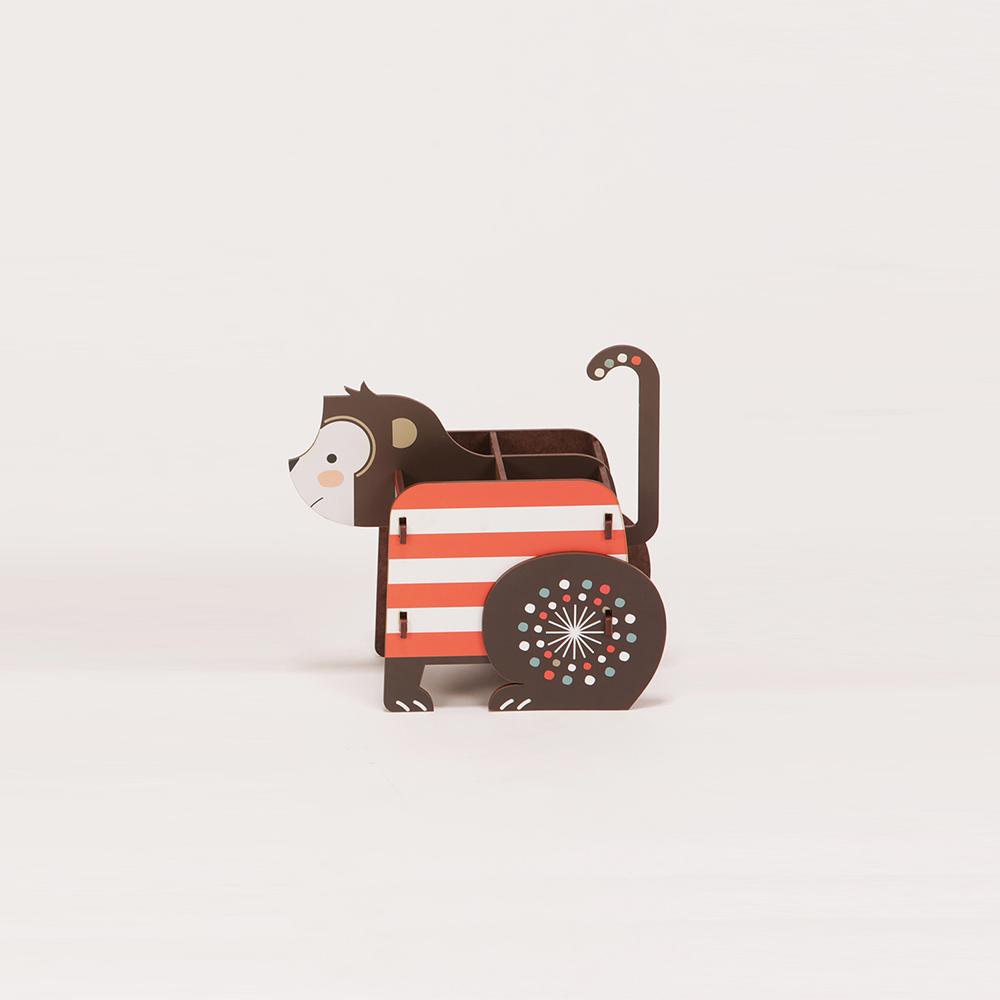 HIZOO Zoo Box Pencil Makeup Brush Pen Holder