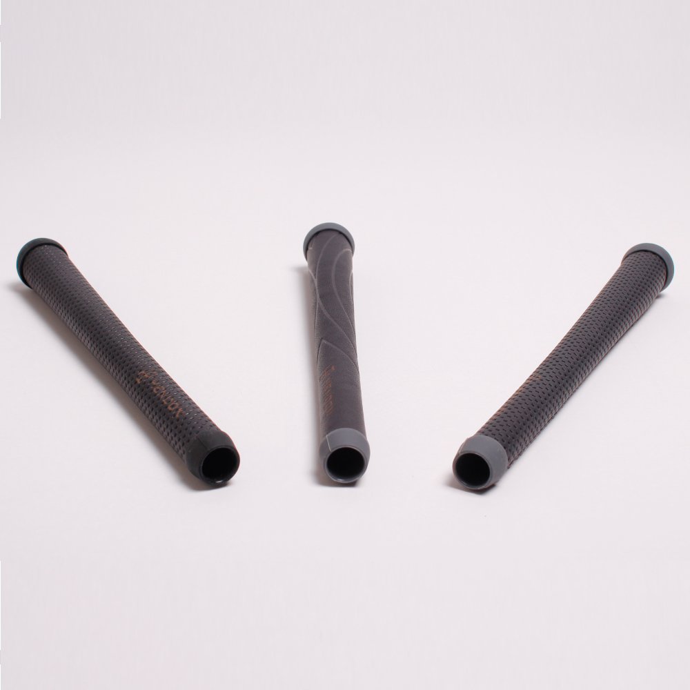 Leather golf grip
