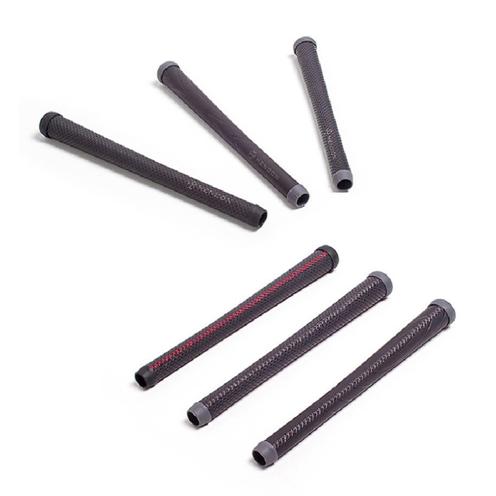 Leather golf grip