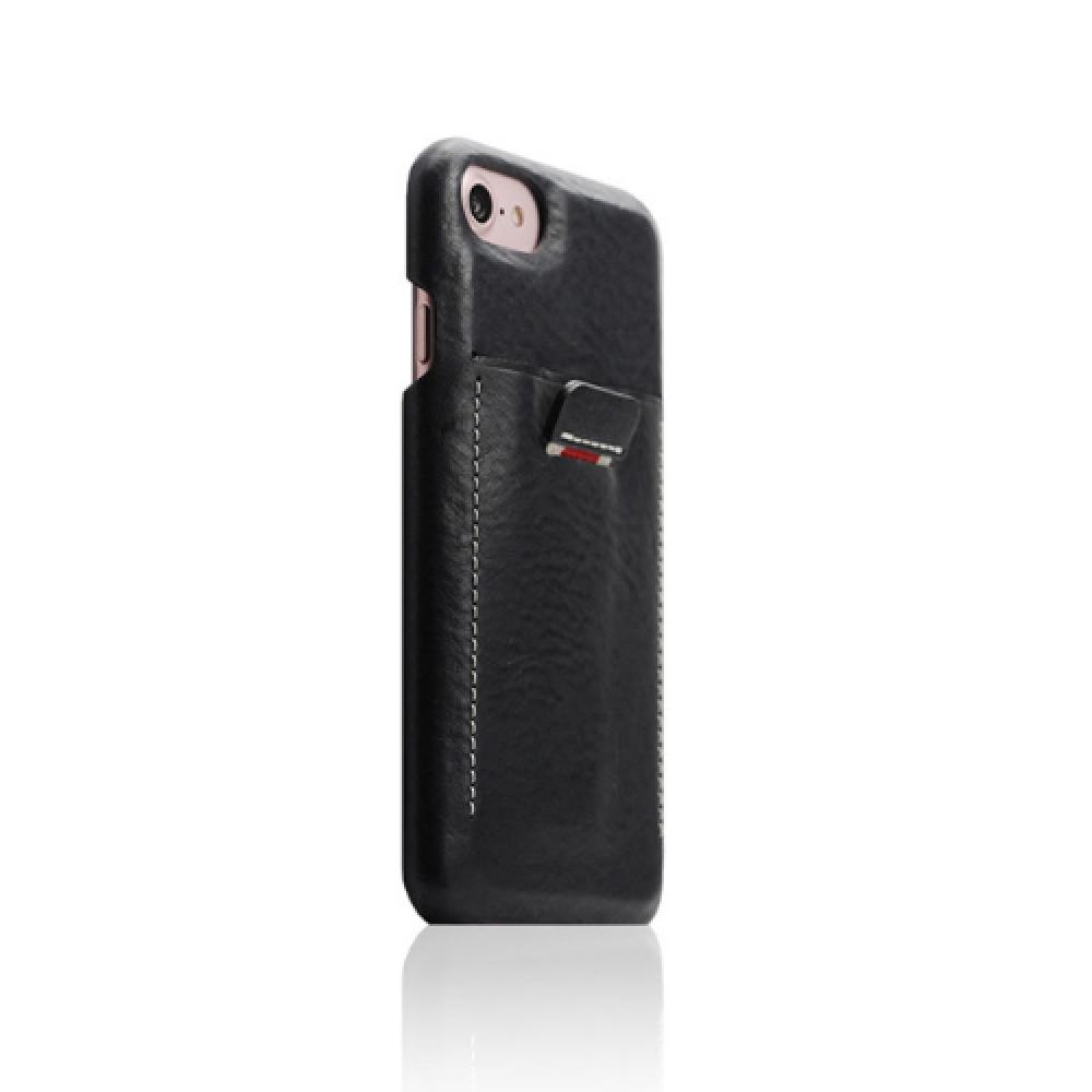 [SLG] D6 Italian Minerva Box Leather Back Case for iPhone
