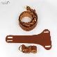 detail image1 Twist leather harness T type(Big dog)
