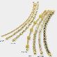 detail image1 14K GOLD TENNIS BRACELET