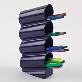 detail image2 Open People Wave Pen Holder Pencil Holder 4 Division for Short Pens (4Colors)
