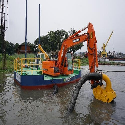 Amphibious Dredger [BKAD350] | Amphibious, Amphibian, Dredger, Cutter, Suction, pump, excavator