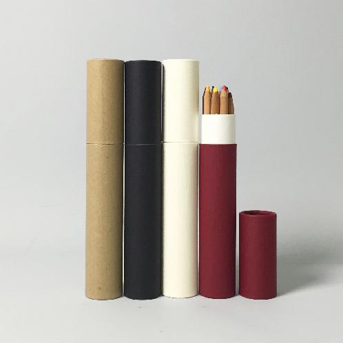 Paper tube 30-L(Black)_Pencil Brush Tabacco Packing Box Cylinder Gift Box Wrapping Supplies