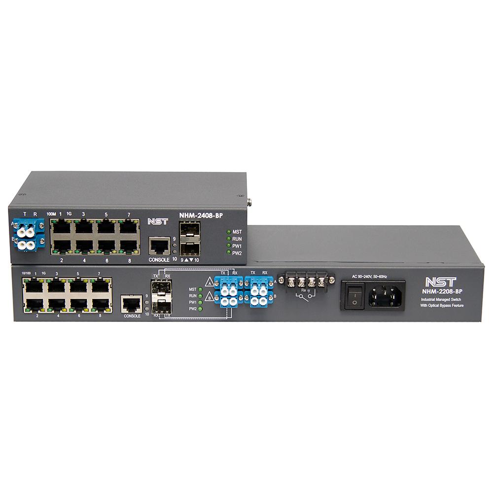 NHM-2408BP designed for use in harsh environments and to build reliable and secure network