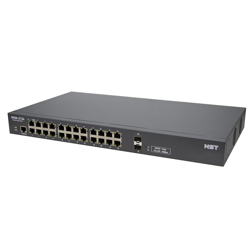 NHM-2126 designed for use in harsh environments and to build reliable and secure network
