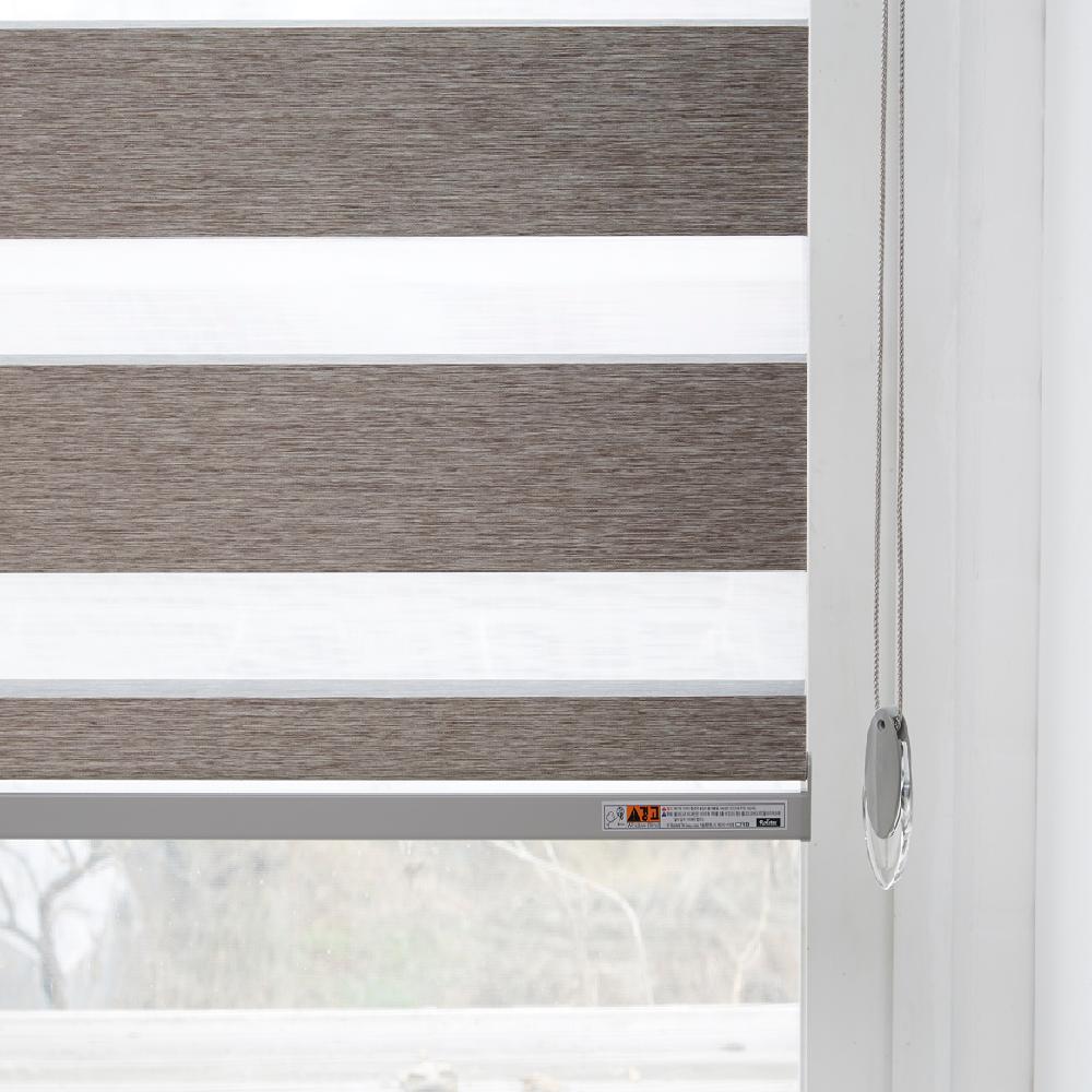POLYESTER COMBI BLIND WINDOW SHADE TEXTILE(HOLY)-ANTIBACTERIAL/BLACK OUT