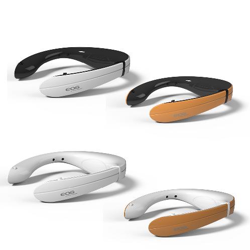 EOS Convenient Wearable Type Portable Air Purifier ( White & Orange )