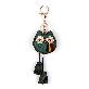 detail image1 Multi Color Handmade Owl keychain