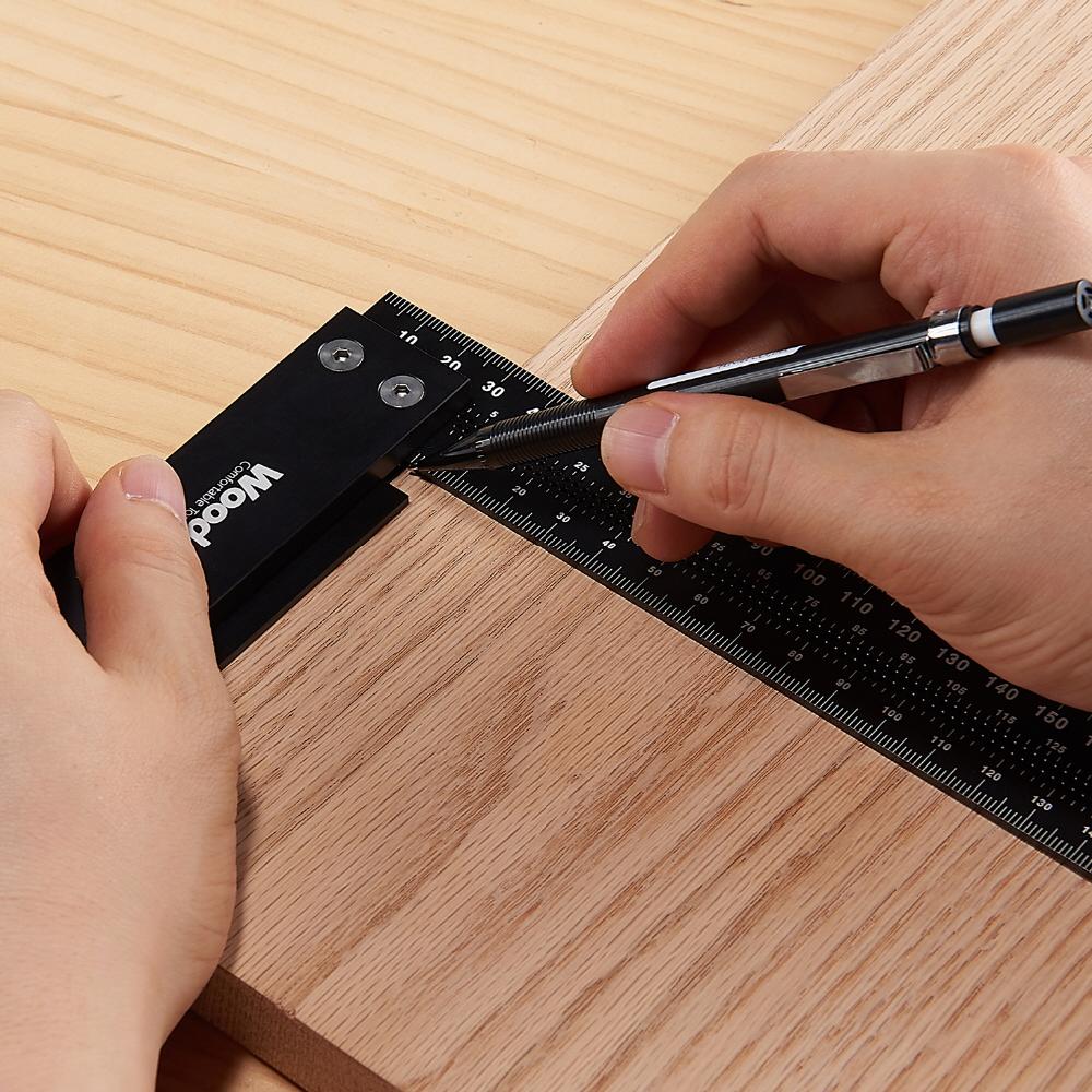 Precision Square 300mm Guaranteed Square Ruler for Measuring and Marking