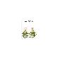 detail image3 Resin Craft Earring with Four Leaf Clover Dangle Real Lucky Clover Ear Rings - Square Type