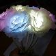detail image1 DAEWANG KING Solar Panel LED Flower Rose Set of 10 Light Lamp