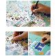 detail image3 Dream Sky Nation-Map Decorative Coloring Painting DIY Paper Continent Map - South America