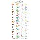 full image The Innovative and Multiple Memo Sheets(Growth Chart - Dianosaur)