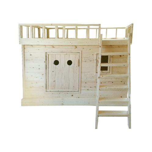 A cypress sauna