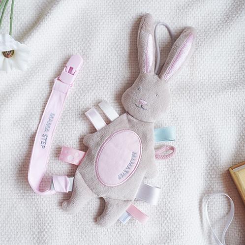 Portable mini sensory comfort "rabbit doll" - a gift box package(Beep)