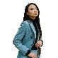 detail image1 SUIT HEEL CORDUROY DOUBLE SUIT - SKY BLUE