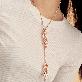 detail image3 Silver embroidery crafted Scarf Necklaces : K17