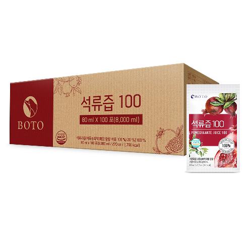 Pomegranate Juice 100 80m 100p