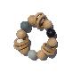 detail image2 Natural Teether Toy Brand in Korea, HINOKI WOODEN STAR TEETHER with Rattle