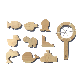 detail image2 Korean Chew Safe Toy Company, HINOKI WOODEN BATH TOYS - UNIVERSE PLANET SET
