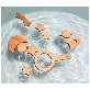 detail image3 Korean Chew Safe Toy Company, HINOKI WOODEN BATH TOYS - UNIVERSE PLANET SET