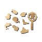 full image Korean Chew Safe Toy Company, HINOKI WOODEN BATH TOYS - UNIVERSE PLANET SET