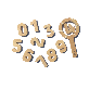 full image Korean Natural Bath Toy Brand, HINOKI WOODEN BATH TOYS - NUMERS
