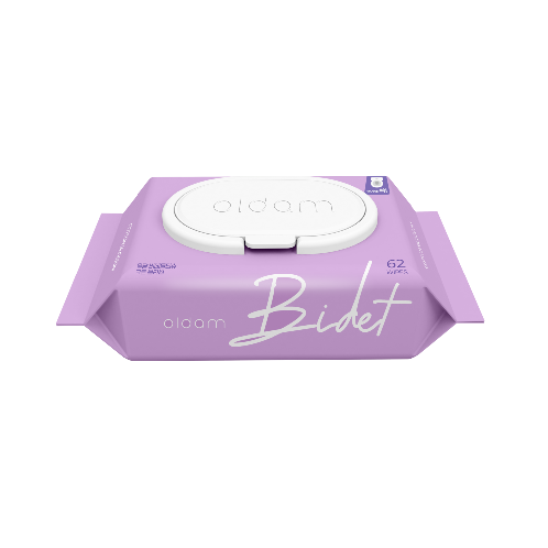 Oldam Flushable Bidet Cotton Blossom Wet Wipes