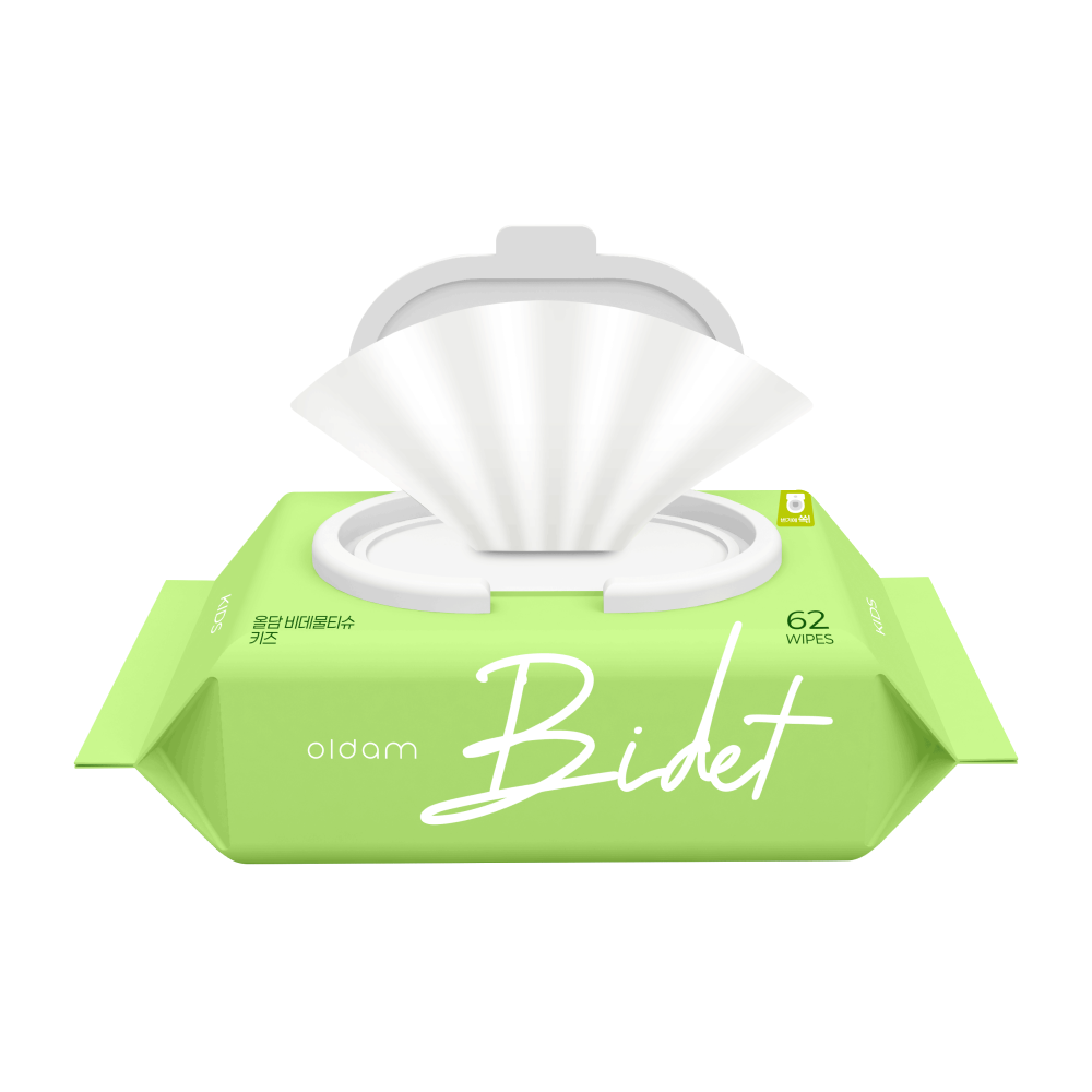 Oldam Flushable Bidet Kids Wet Wipes