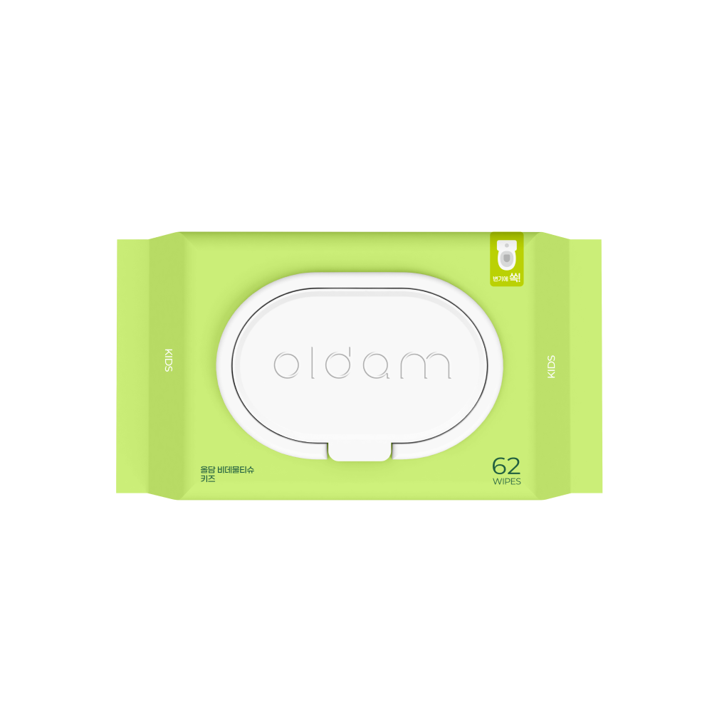 Oldam Flushable Bidet Kids Wet Wipes