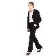 full image THREE BUTTON SINGLE SUIT