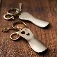 detail image1 Hand-made Shoe Horn Keychain, Keyring Accessaries
