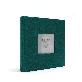 detail image3 Fabric Frame Cover Photo Album 1UP, 5x7 50 Pockets (Forest)