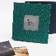 detail image4 Fabric Frame Cover Photo Album 1UP, 5x7 50 Pockets (Forest)