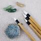 detail image2 Korean Folk Art Quality Natural Wool Barim Shading Brush for Asian folk art, calligraphy, watercolor