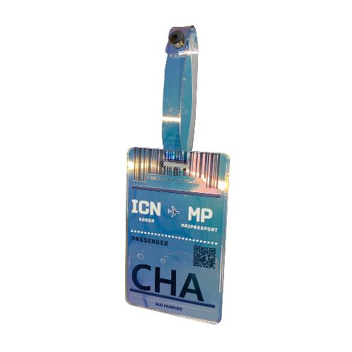 Luggage Hologram Name tag