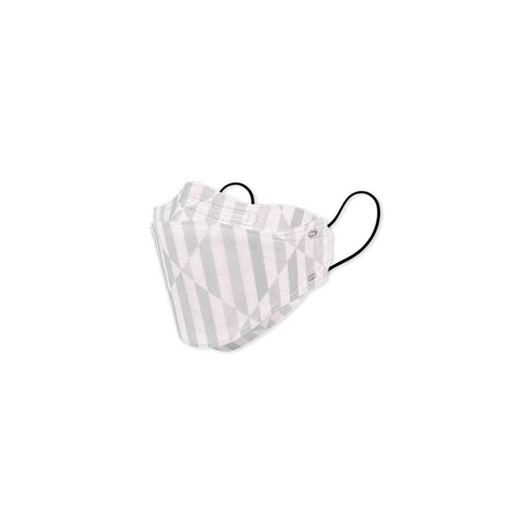POSH KF94 MASK 10 pieces (ADULT) A Beat Diamond Stripe