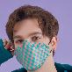 detail image3 POSH KF94 MASK 10 pieces (ADULT) A Beat Diamond Stripe